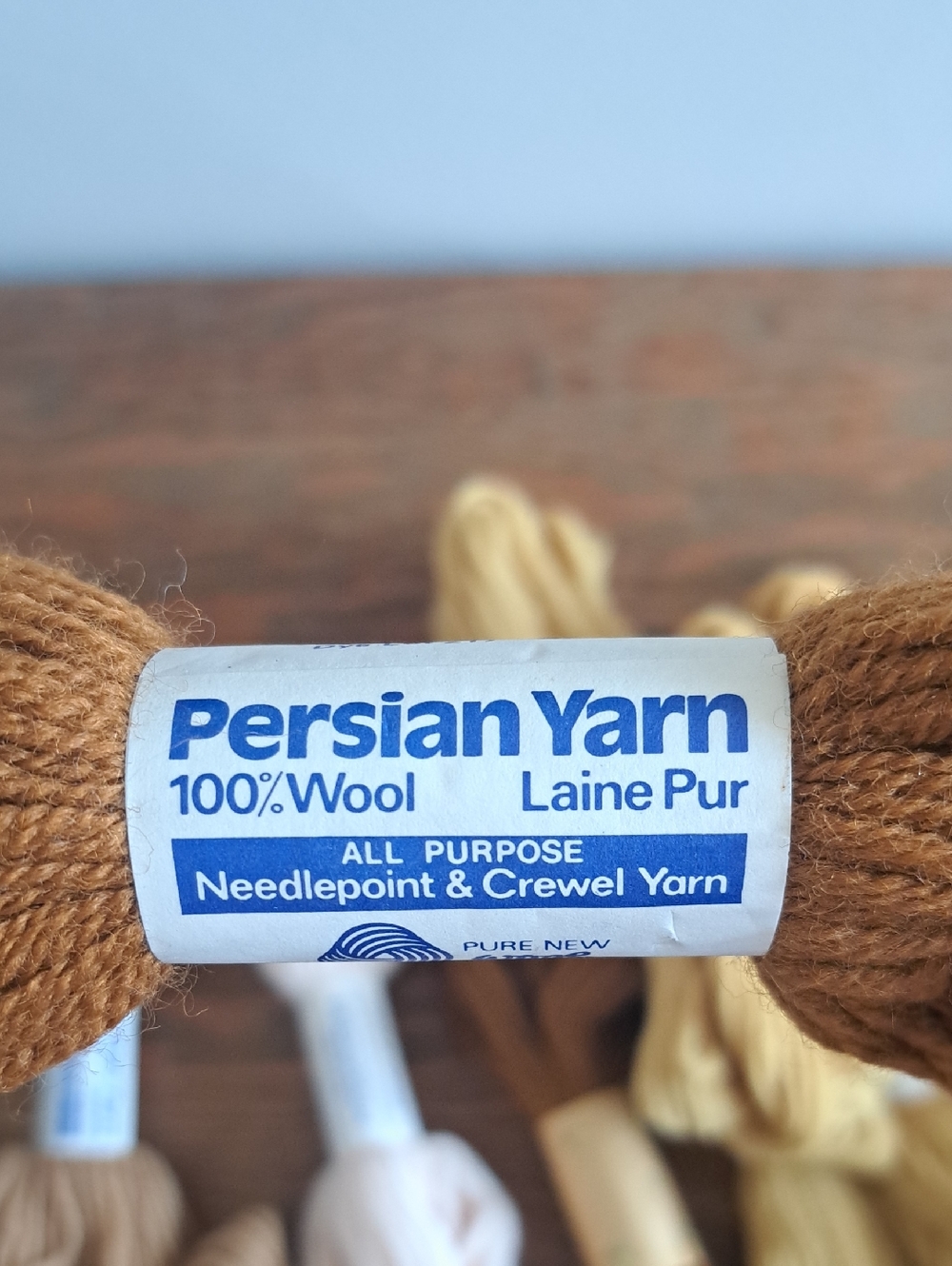 100% Wool Brown Lot, 200g - Picture 4 of 9